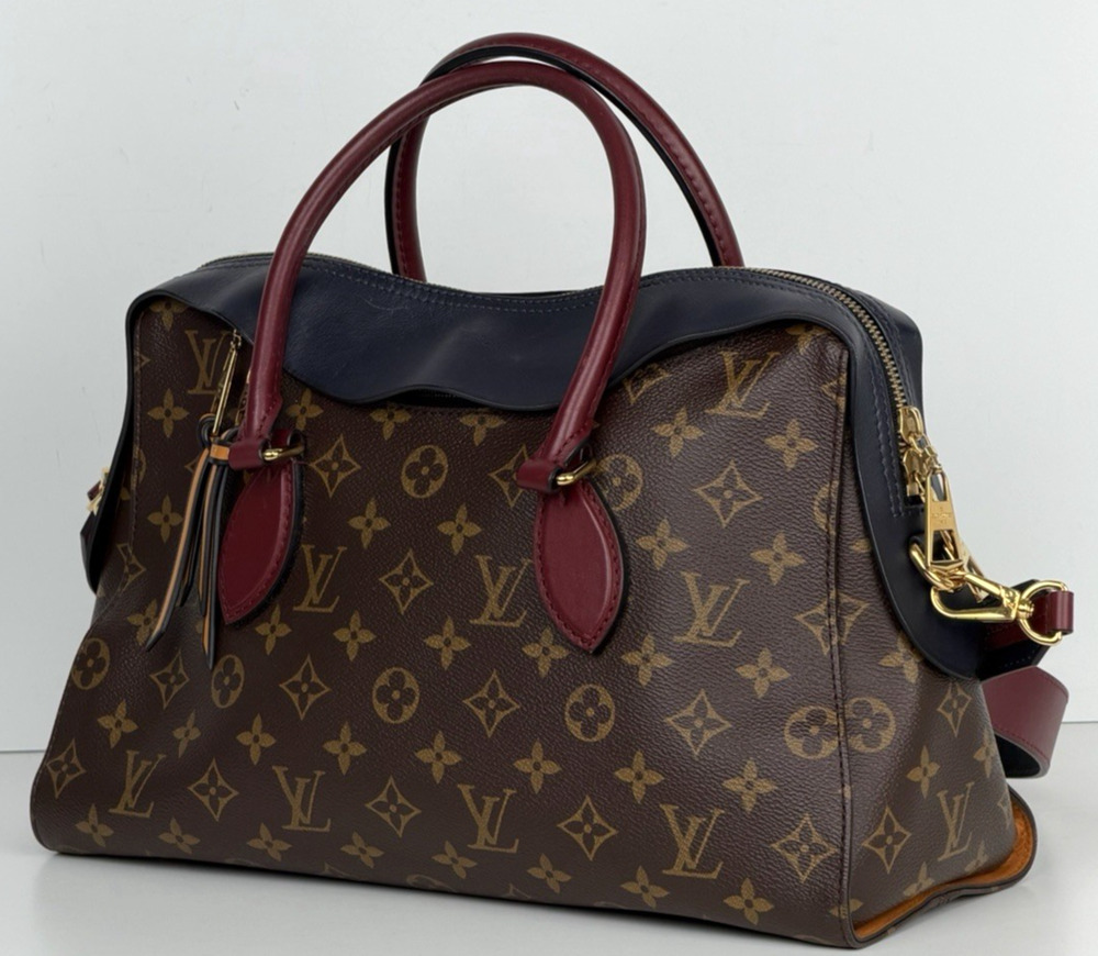 Louis Vuitton Tuileries Shoulder Bag Brown Classic Monogram Coated Canvas 2018 S